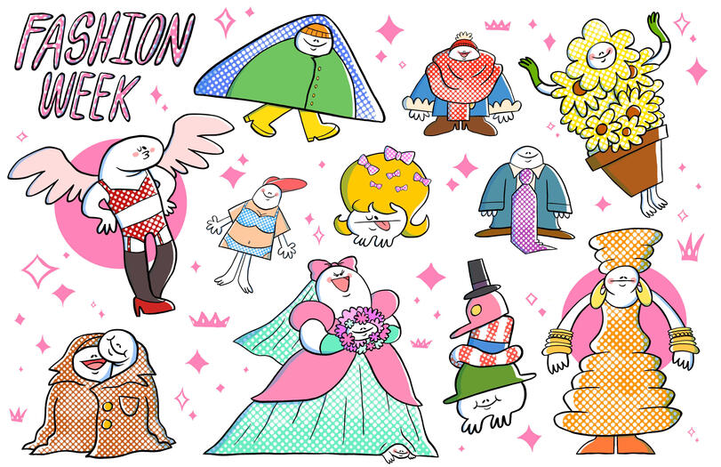 Fashion Week Stickers